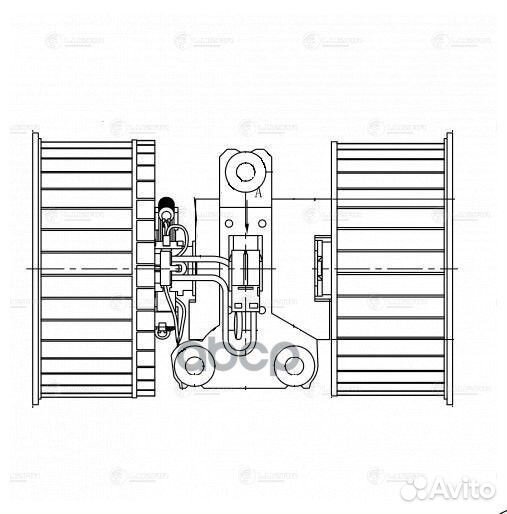 Электродвигатель вентилятора салона LFh26E5 luzar