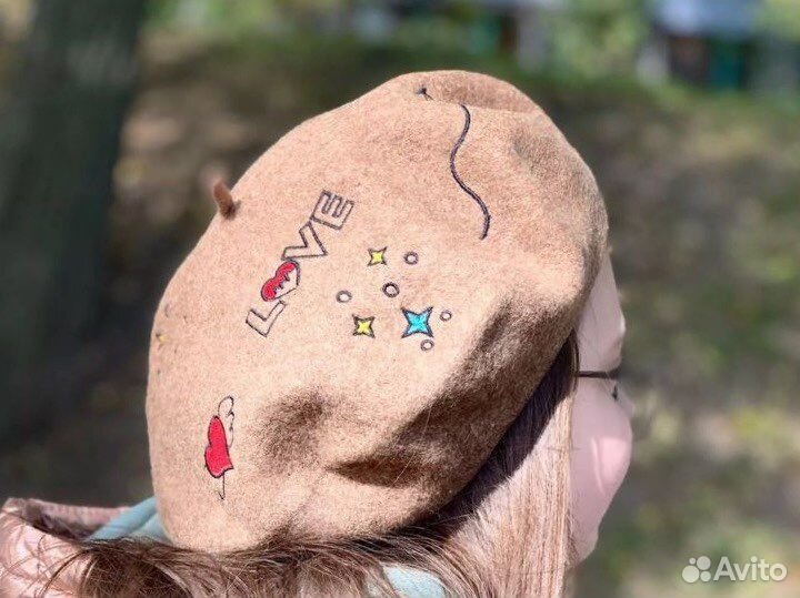 Берет новый, 100 шерсть