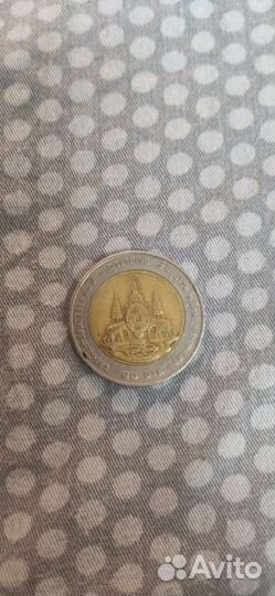 Монета Тайланд 10 бат