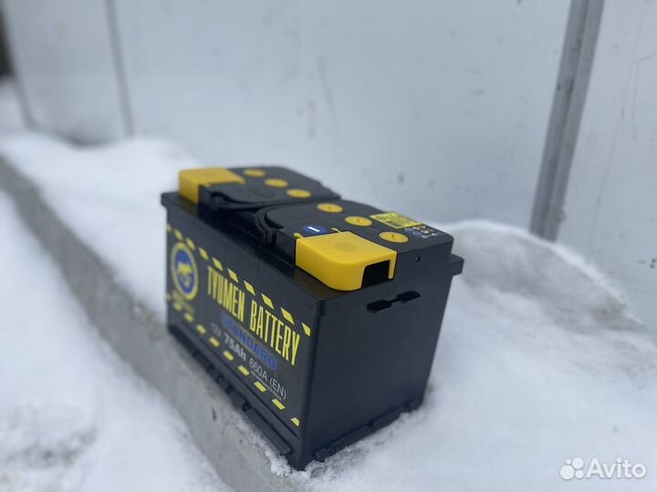 Аккумулятор 75 Ah 12V 6ст-75 660 А (EN)