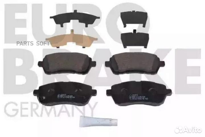 Eurobrake 5502222573 Колодки тормозные передн