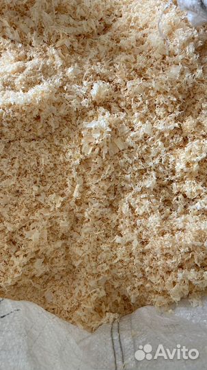 Опилки стружка в мешках