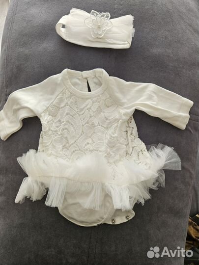 Платье-боди для новорожденных