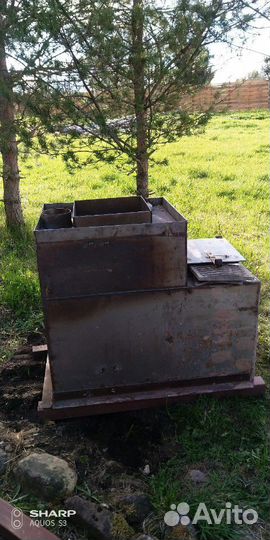 Печь для бани и сауны, из нержавеющей стали 8мм