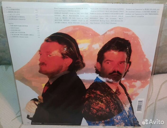 Yello One Second 1987/2014 Пластинка Новая LP