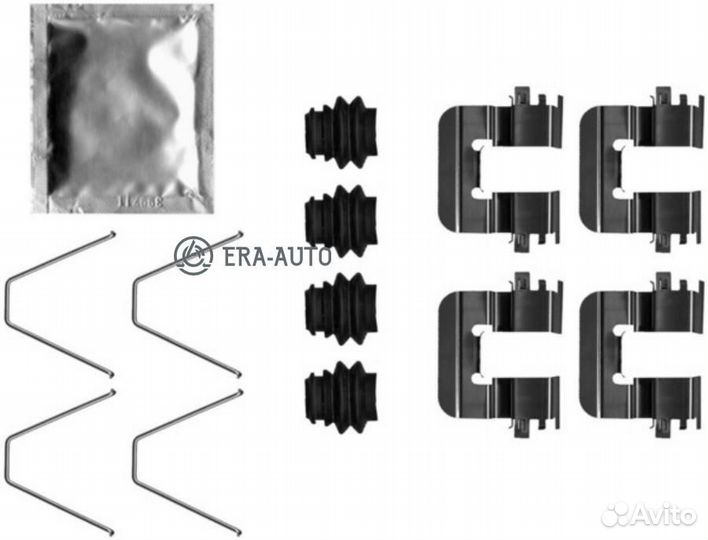 Textar 82551600 Комплект монтажный дискового тормо