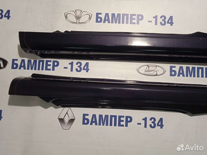 Накладки на пороги Лада Калина 1 Изабелла -515