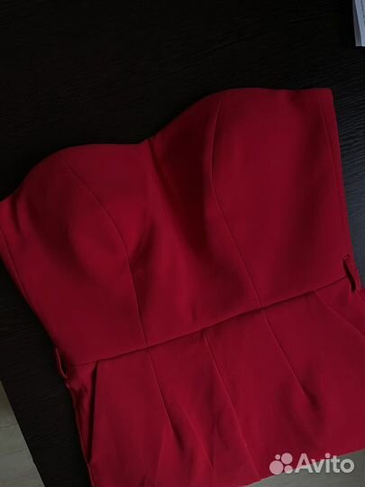 Комбинезон женский красный S 42