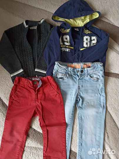 Вещи пакетом для мальчика 92 98 рост