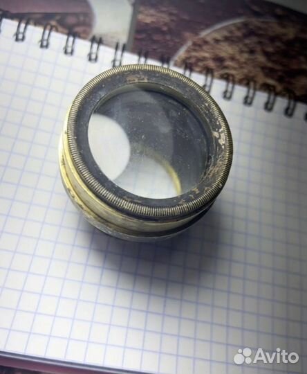 Латунный объектив 19 века