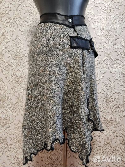 Юбка тёплая шерсть