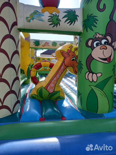 Детский батут с сеткой