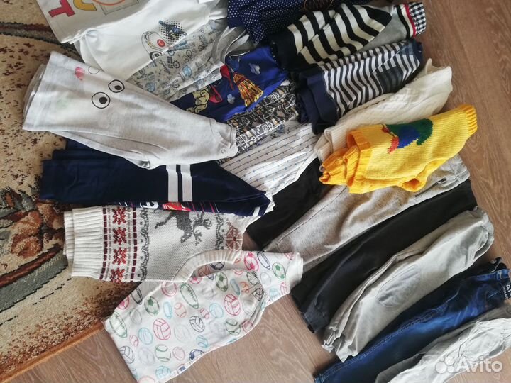 Вещи пакетом на мальчика 104 110 бу