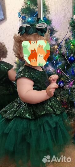 Детское нарядное платье 116