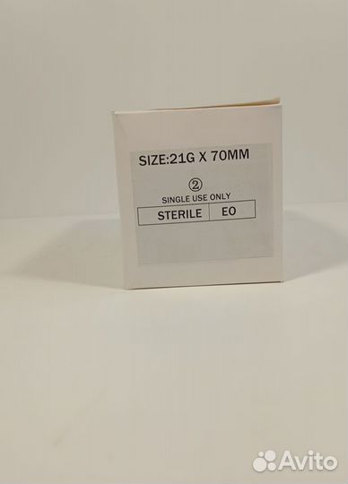 Канюля для контурной пластики 21G70 (игла в компле