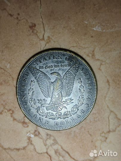 Монета США 1 доллар 1882