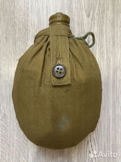 Фляга армейская с чехлом