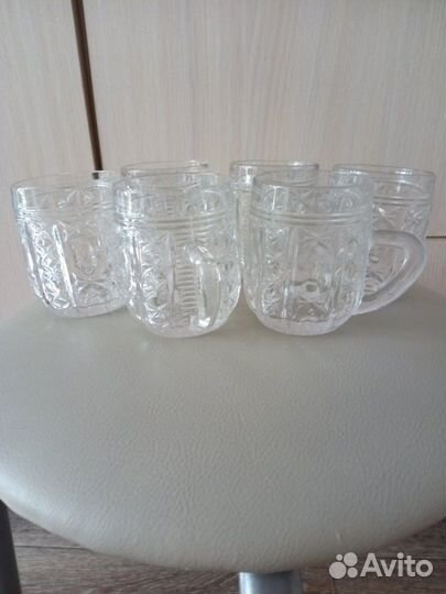 Кружки хрустальные СССР