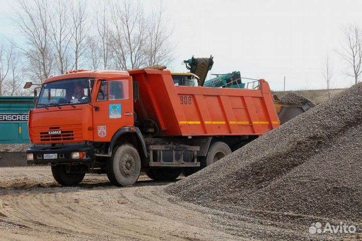 Щебень гравийный
