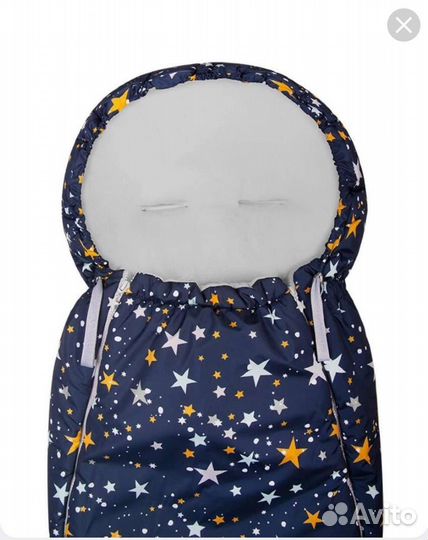 Меховой конверт в коляску