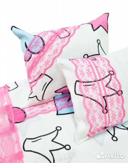 Постельное белье для кукол Барби Паола Арт. 5.36