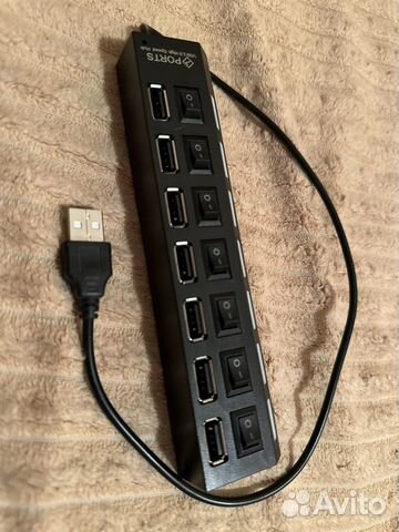 Usb разветвитель. 7 портов