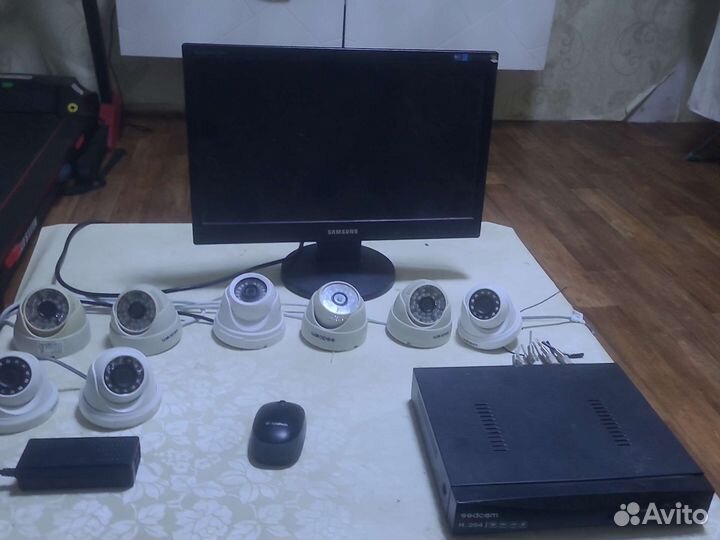 Камера видеонаблюдения комплект бу