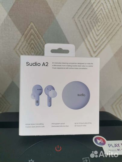 Беспроводные наушники Sudio A2 фиолетовые