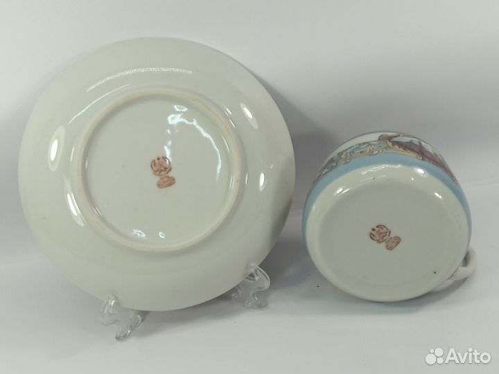 Чайная пара Москва СССР росстекло