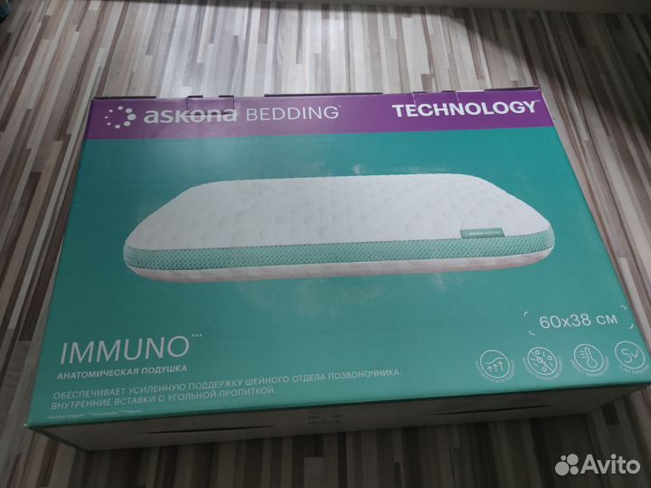Подушка ортопедическая askona