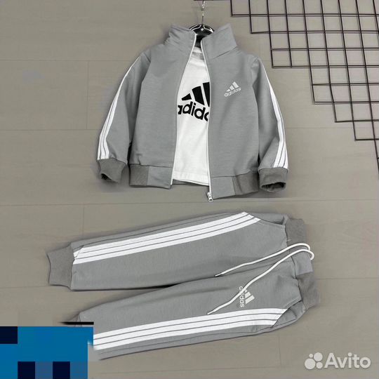 Детский спортивный костюм тройка adidas