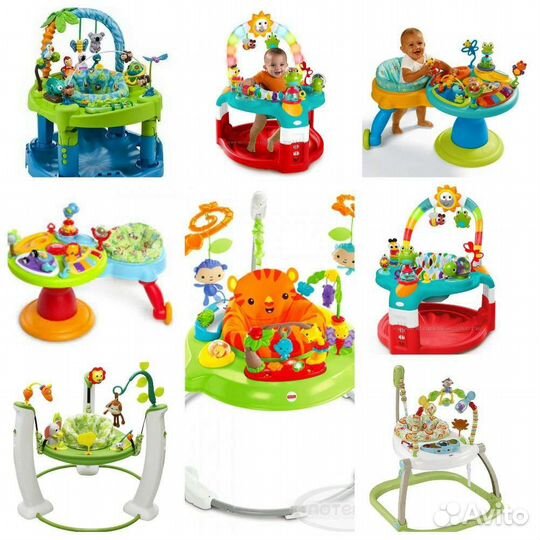 Электронные качели, игрушки, спорткомплекс