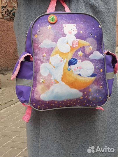 Мигающий рюкзак для девочки