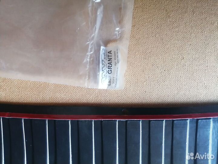 Накладка заднего бампера лада гранта