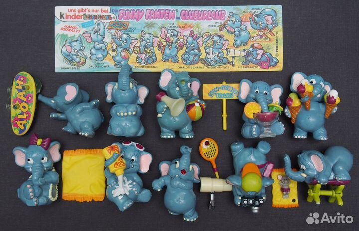 Киндер сюрприз Слоны на пляже