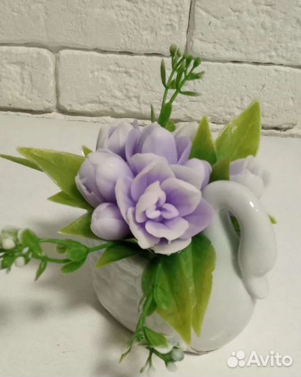 Букет цветов из мыла