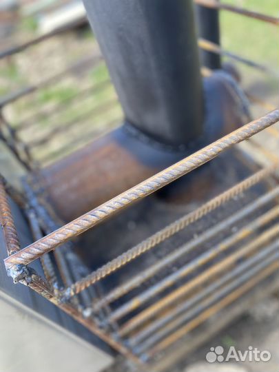 Печь для бани с баком