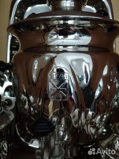 Чайно-кофейный сервиз с самоваром