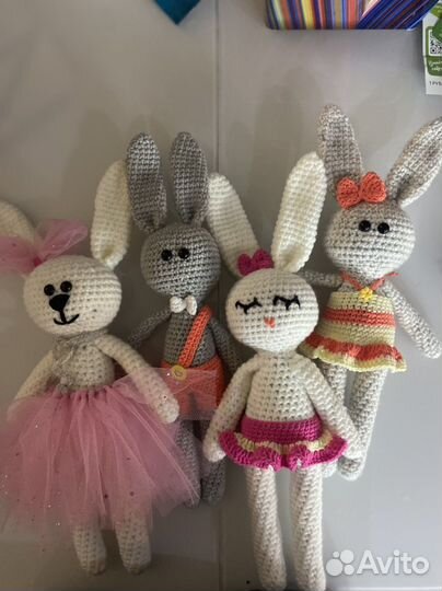 Вязаные игрушки ручной работы