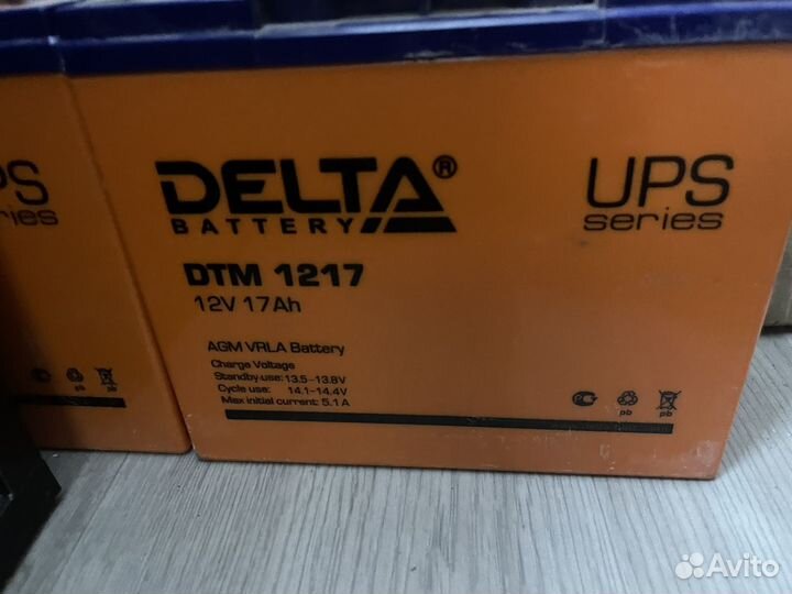 Аккамуляторная батарея Delta dtm 1217