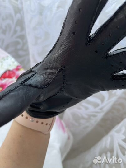 Перчатки женские кожаные 6.5