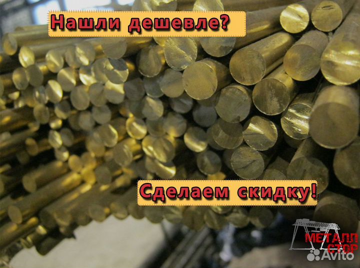 Круг латунный