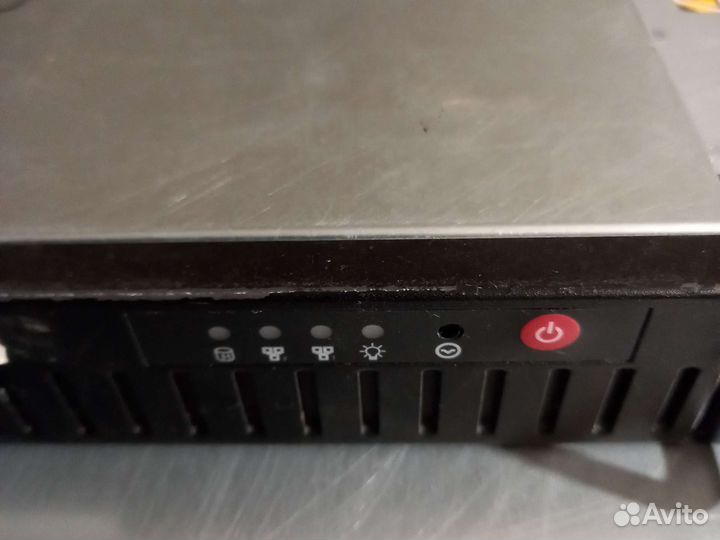 Серверный корпус 1 юнит 38см глубина