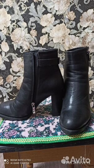 Ботильоны натуральная кожа 39