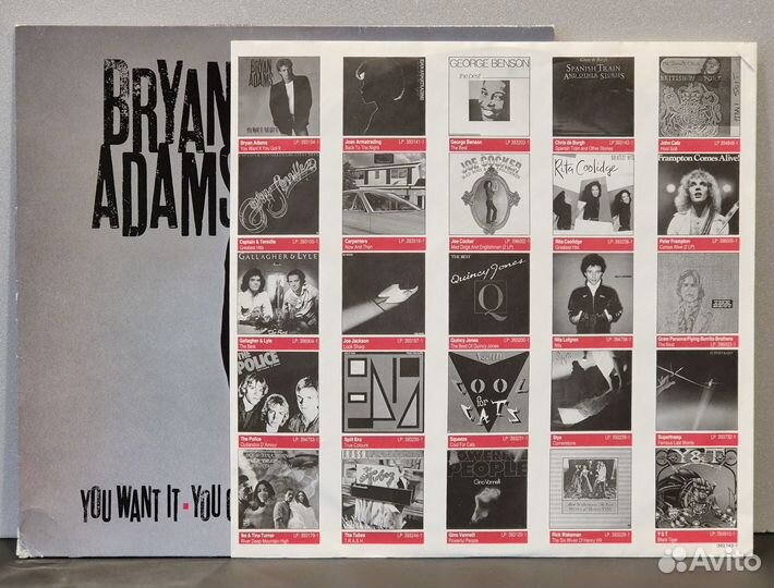 Bryan Adams – You Want It, You Got It (винил, LP)