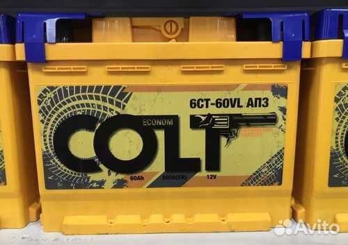 Акб colt 60a/h реальная цена