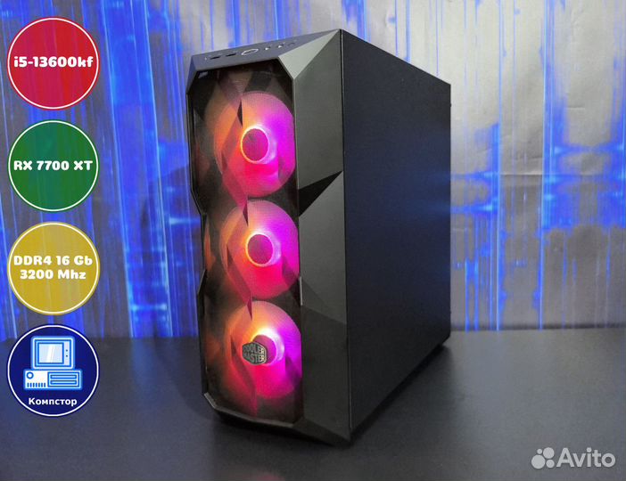 Мощный игровой пк i5-RX7700XT-16DDR4-ZGV941370-B760