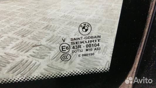 Стекло кузова боковое заднее правое BMW X3 E83 (62