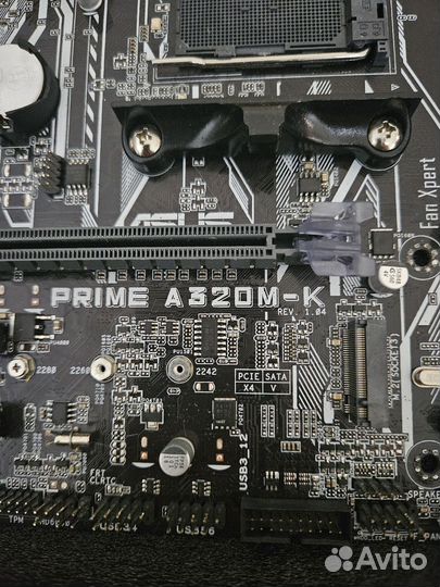 Материнская плата asus prime a320m k