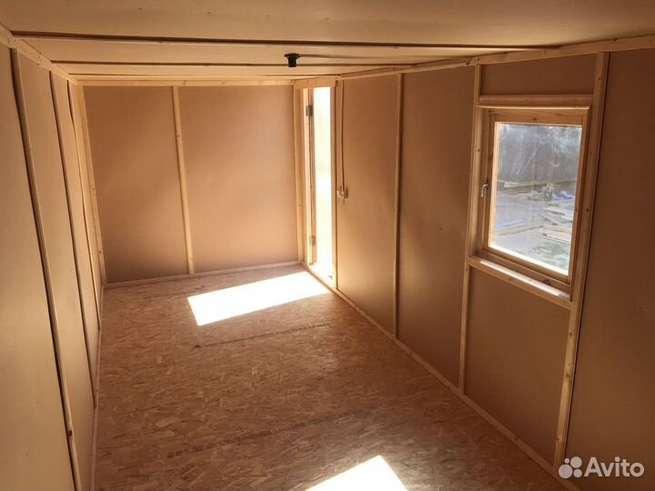 Бытовка теплая 4Х2.3М для участка